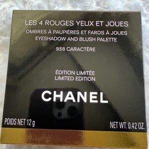 Chanel LES 4 ROUGES YEUX ET JOUES EYESHADOW AND BLUSH PALETTE 958 CARACTÈRE